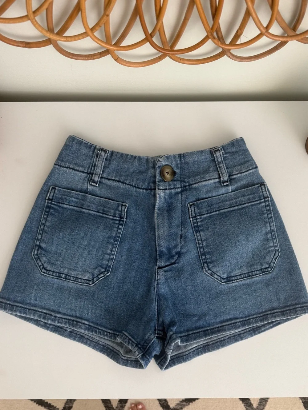 Maeve Anthropologie Colette Denim Shorts 25 - Picture 3 of 5